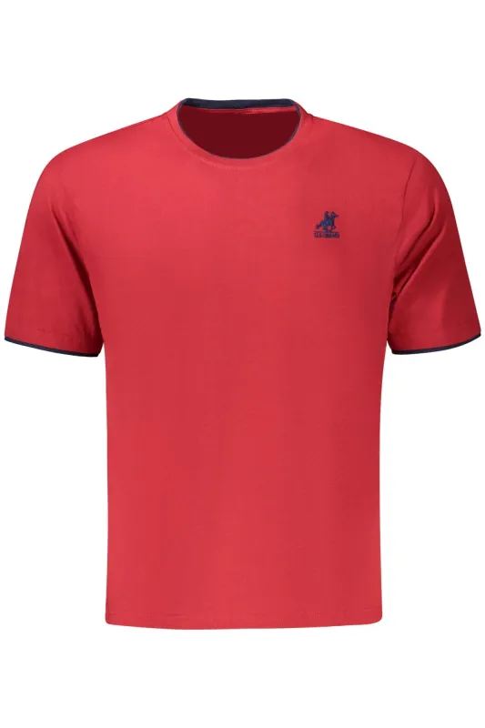 US GRAND MEN S SHORT-SLEEVED RED T-SHIRT sold by Siebentaschen