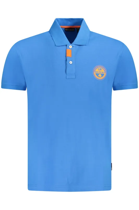 NAPAPIJRI POLO SHORT SLEEVES MEN BLUE sold by Siebentaschen