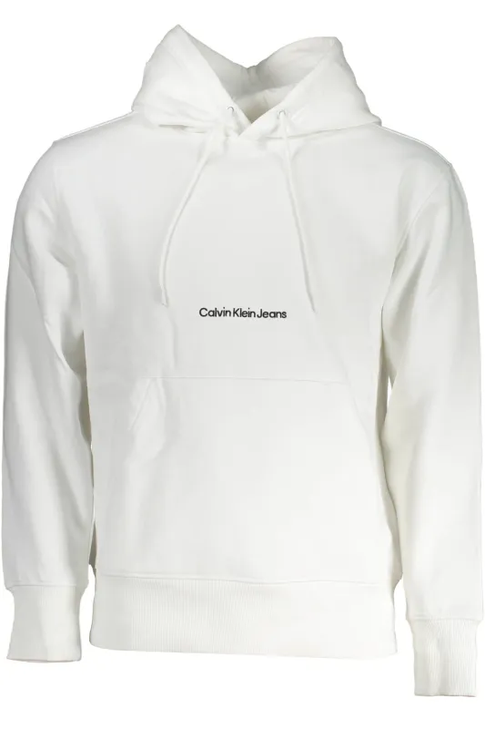 CALVIN KLEIN WHITE MEN S SWEATSHIRT WITHOUT ZIP sold by Siebentaschen