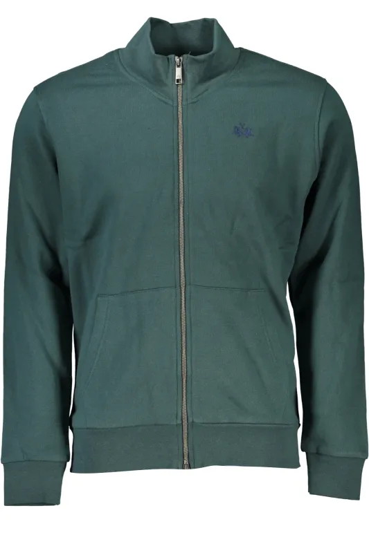 LA MARTINA MEN S GREEN ZIP SWEATSHIRT sold by Siebentaschen