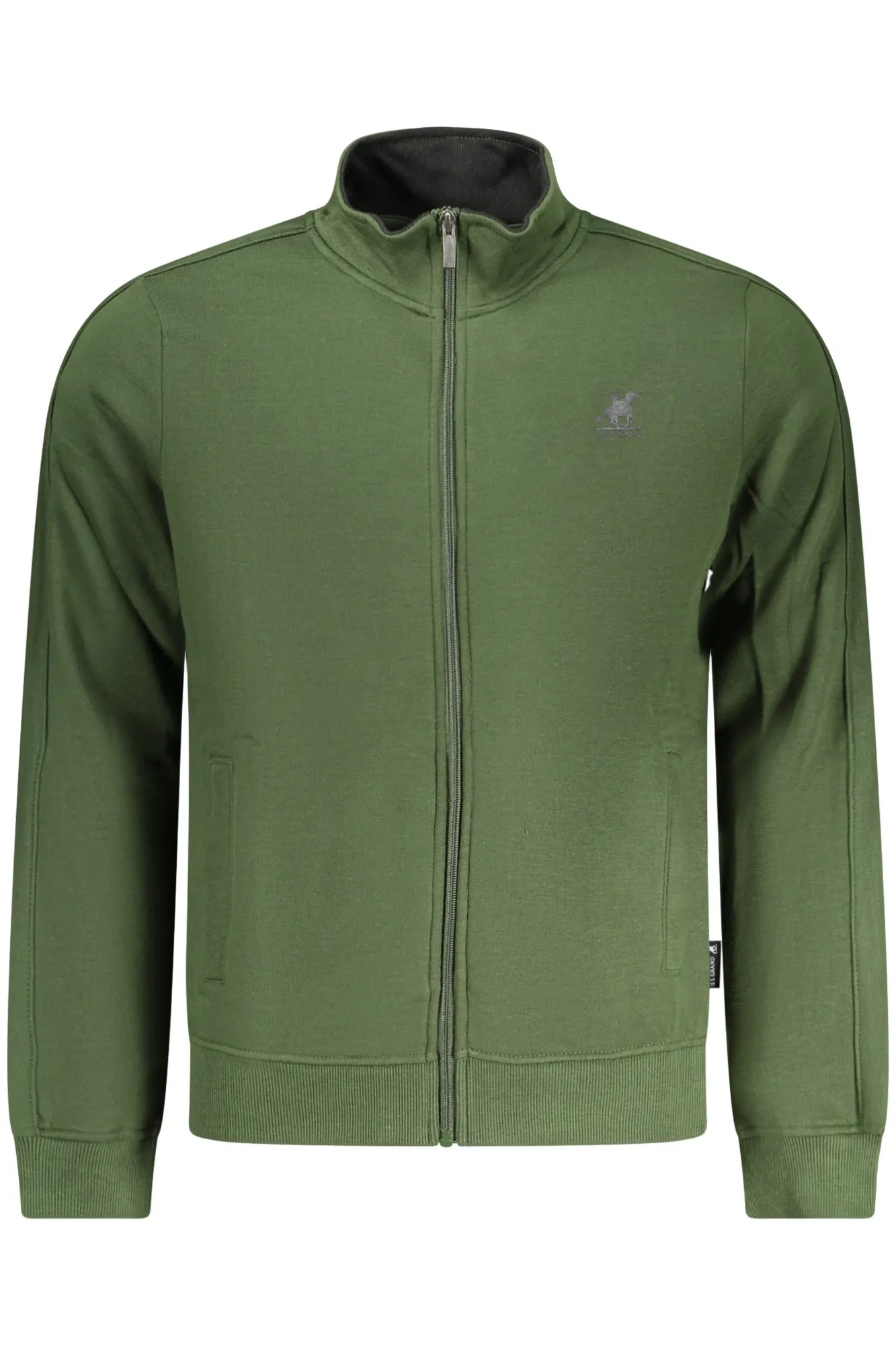US GRAND MEN S GREEN ZIP-UP SWEATSHIRT sold by Siebentaschen