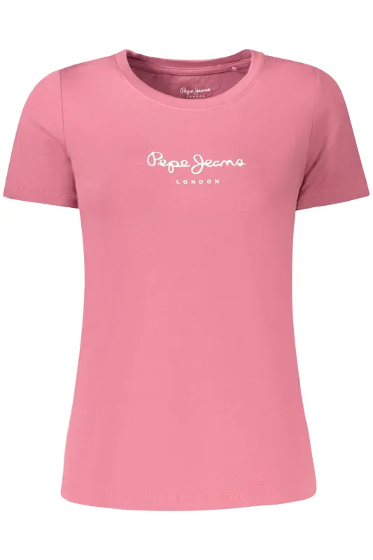 PEPE JEANS WOMEN S PINK LONG-SLEEVE T-SHIRT sold by Siebentaschen