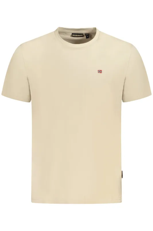 NAPAPIJRI SHORT SLEEVE T-SHIRT MEN BEIGE sold by Siebentaschen