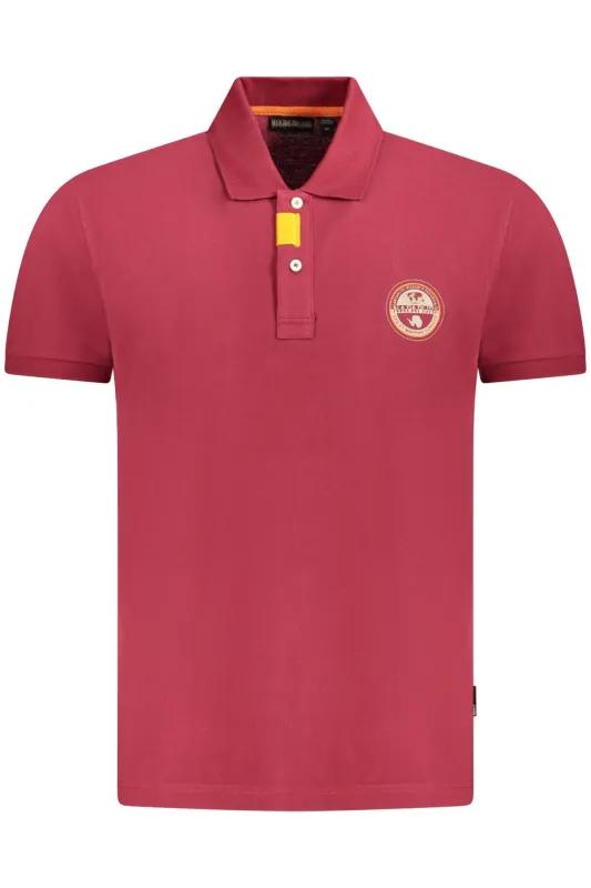NAPAPIJRI MEN S SHORT SLEEVE POLO SHIRT RED sold by Siebentaschen