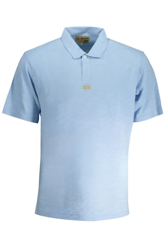 LA MARTINA MEN S BLUE SHORT SLEEVED POLO SHIRT sold by Siebentaschen