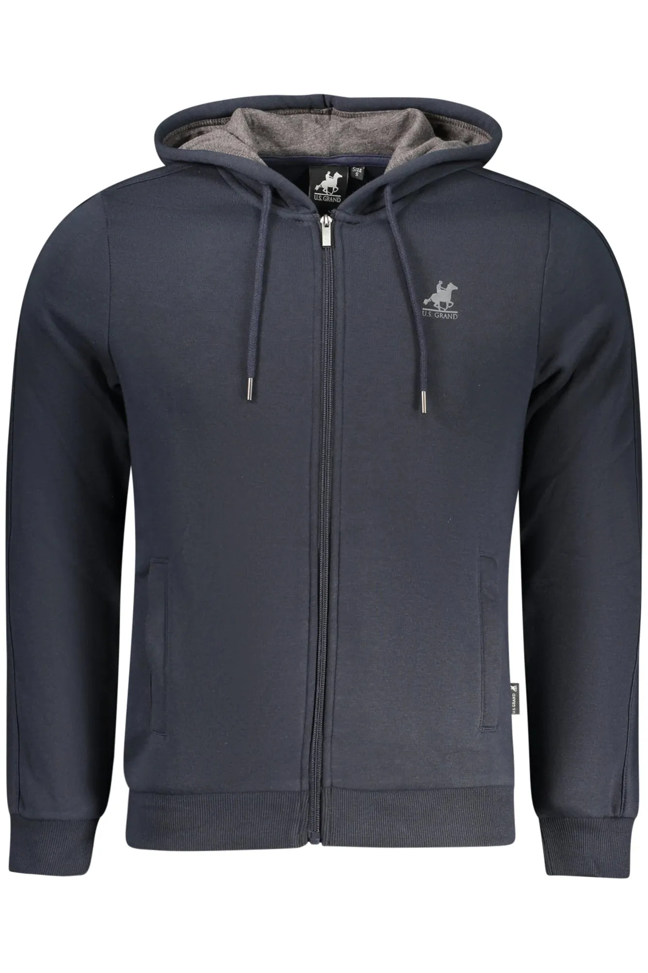 US GRAND MEN S BLUE ZIP-UP SWEATSHIRT sold by Siebentaschen