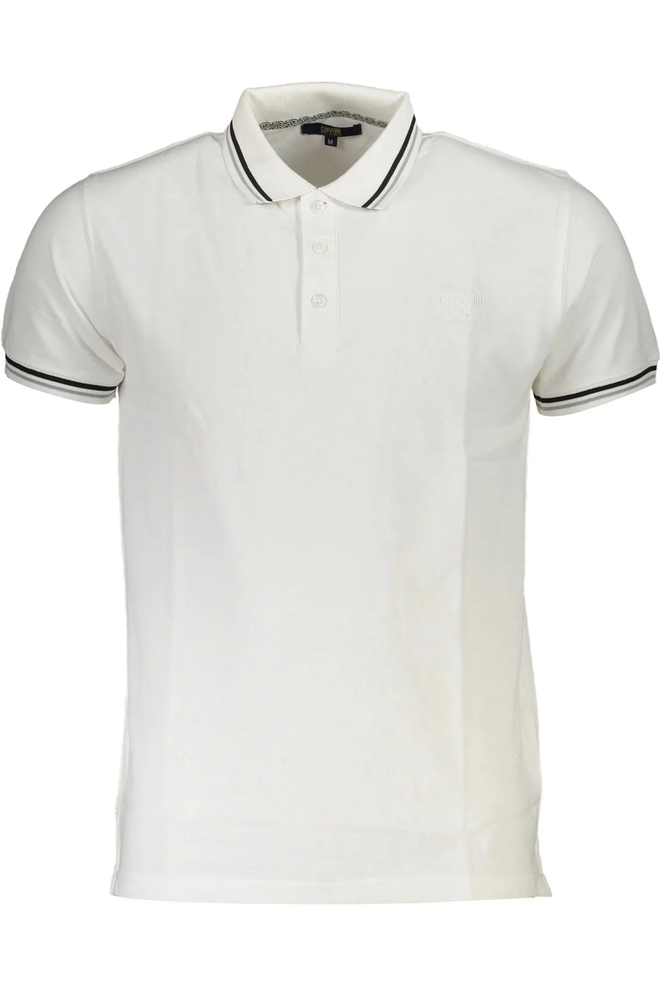 CAVALLI CLASS POLO SHORT SLEEVES MEN WHITE sold by Siebentaschen