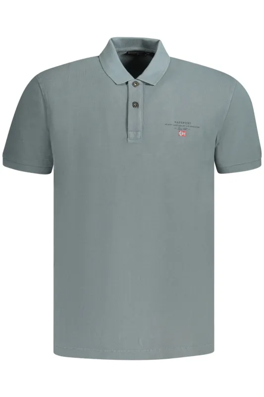NAPAPIJRI POLO SHORT SLEEVES MEN GREY sold by Siebentaschen