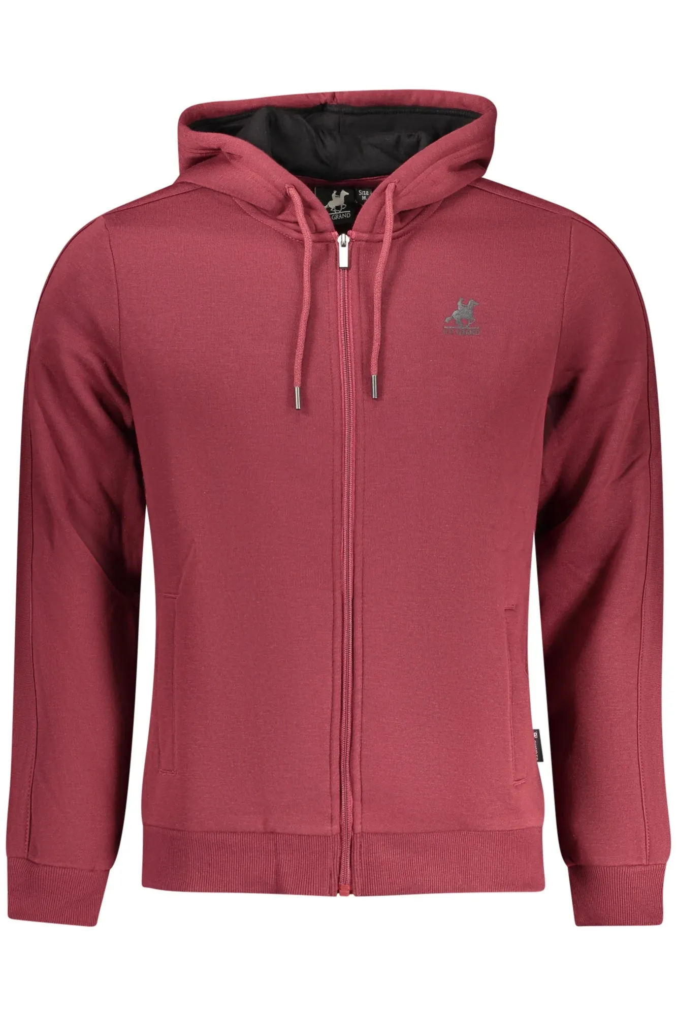 US GRAND RED MEN S ZIP-UP SWEATSHIRT sold by Siebentaschen