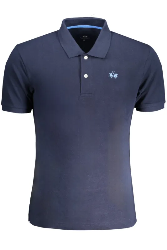 LA MARTINA MEN S BLUE SHORT SLEEVED POLO SHIRT sold by Siebentaschen