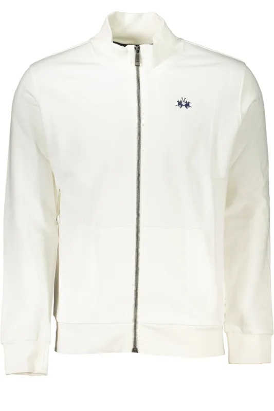LA MARTINA MEN S WHITE ZIP SWEATSHIRT sold by Siebentaschen