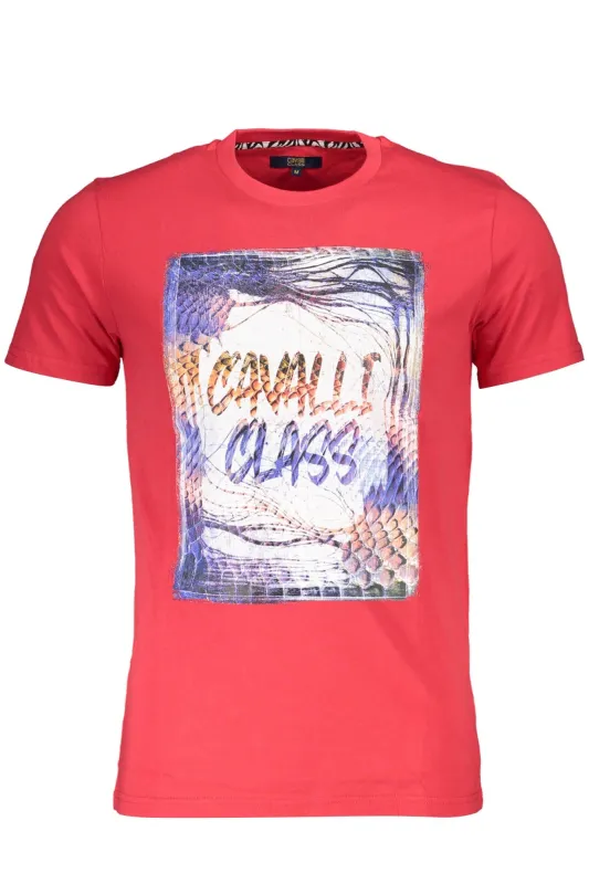 CAVALLI CLASS SHORT SLEEVE T-SHIRT MEN RED sold by Siebentaschen