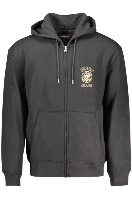 GUESS JEANS MEN S ZIP-UP SWEATSHIRT BLACK sold by Siebentaschen