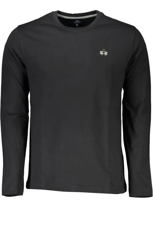 LA MARTINA MEN S LONG SLEEVE T-SHIRT BLACK sold by Siebentaschen