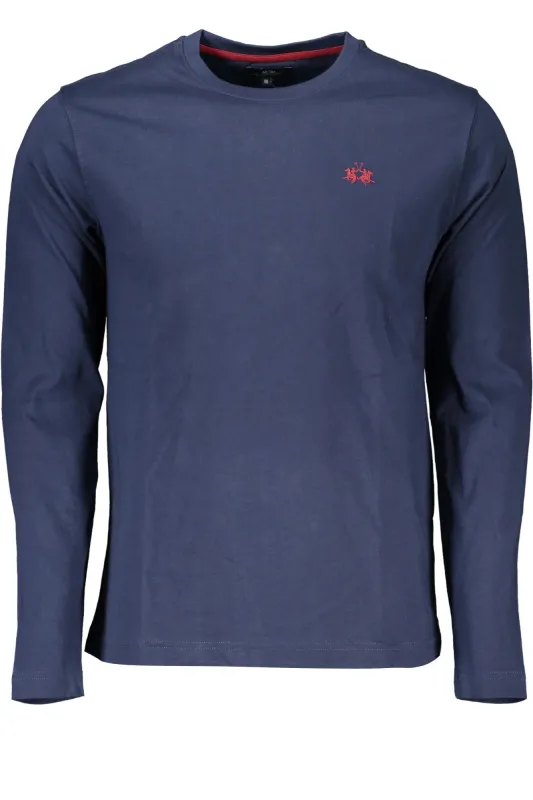 LA MARTINA MEN S LONG SLEEVE T-SHIRT BLUE sold by Siebentaschen