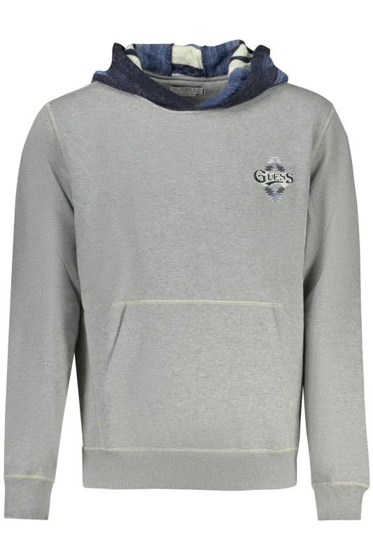 GUESS JEANS SWEATSHIRT WITHOUT ZIP MEN GREY sold by Siebentaschen