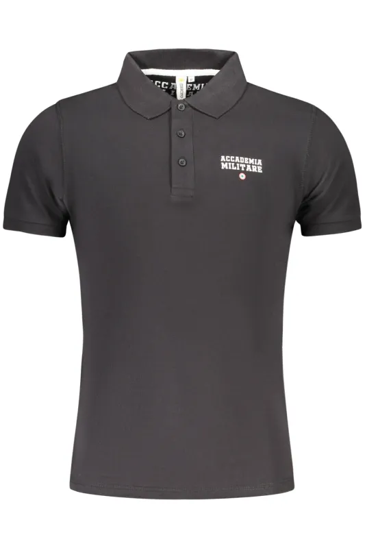 MILITARY ACADEMY BLACK MEN S SHORT SLEEVE POLO sold by Siebentaschen