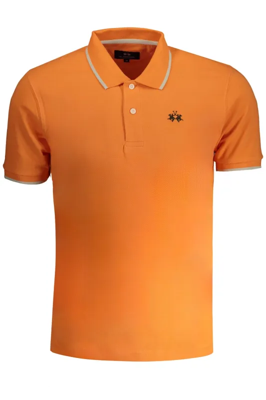 LA MARTINA MEN S ORANGE SHORT SLEEVED POLO SHIRT sold by Siebentaschen