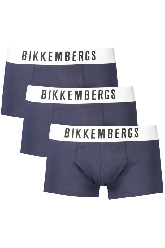 BIKKEMBERGS MEN S BOXER BLUE sold by Siebentaschen