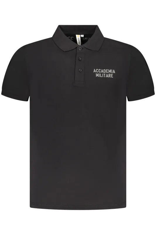 MILITARY ACADEMY BLACK MEN S SHORT SLEEVE POLO sold by Siebentaschen