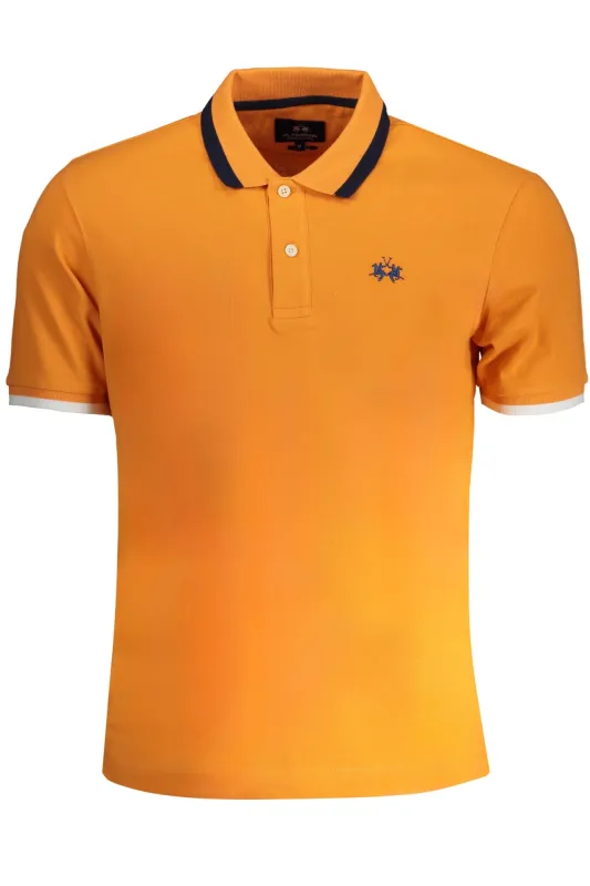 LA MARTINA MEN S ORANGE SHORT SLEEVED POLO SHIRT sold by Siebentaschen