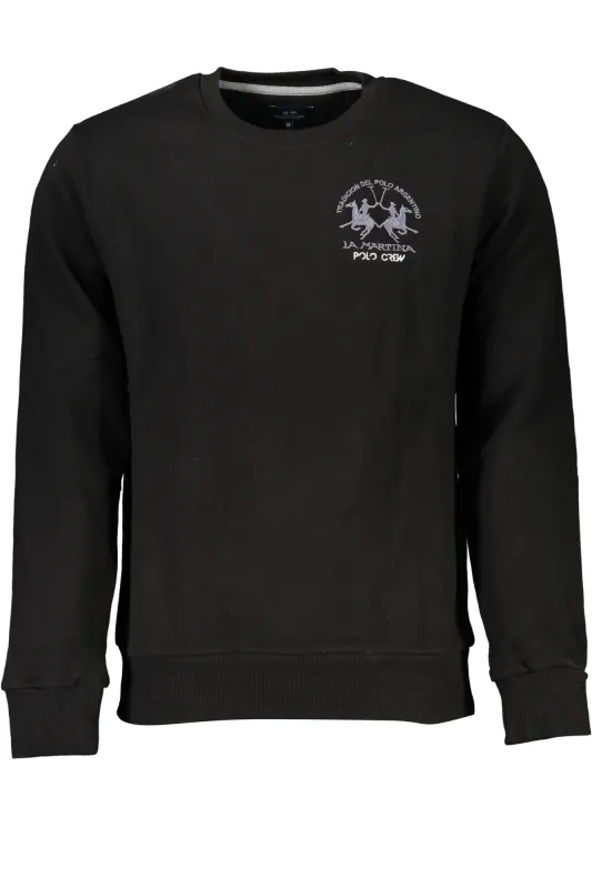 LA MARTINA BLACK MEN S ZIPLESS SWEATSHIRT sold by Siebentaschen