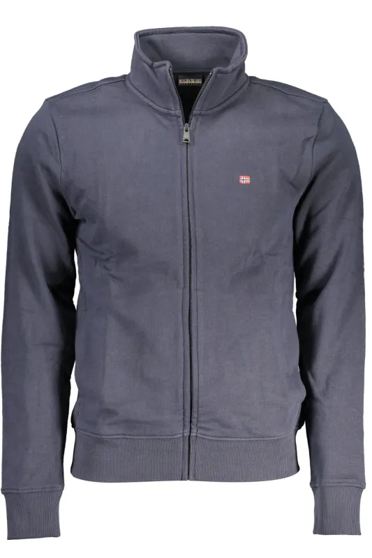 NAPAPIJRI MEN S ZIP-UP SWEATSHIRT BLUE sold by Siebentaschen