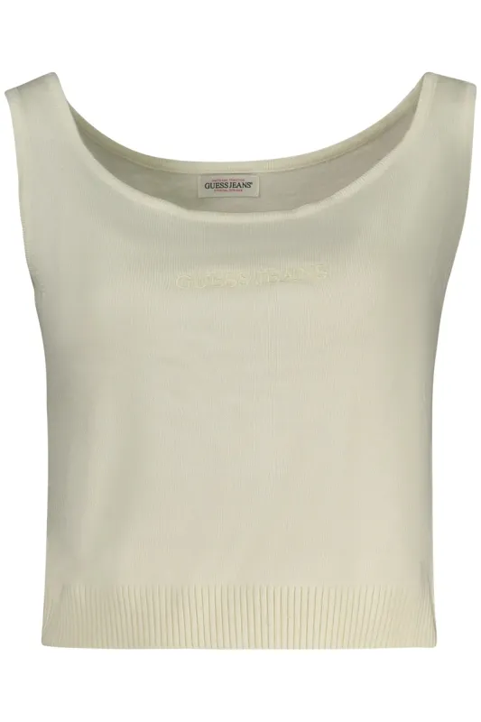 GUESS JEANS TOP WOMEN WHITE sold by Siebentaschen