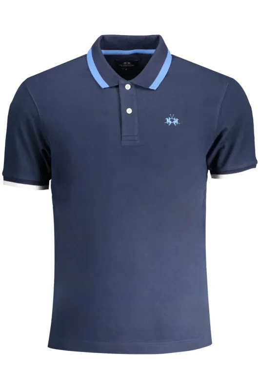 LA MARTINA MEN S BLUE SHORT SLEEVED POLO SHIRT sold by Siebentaschen