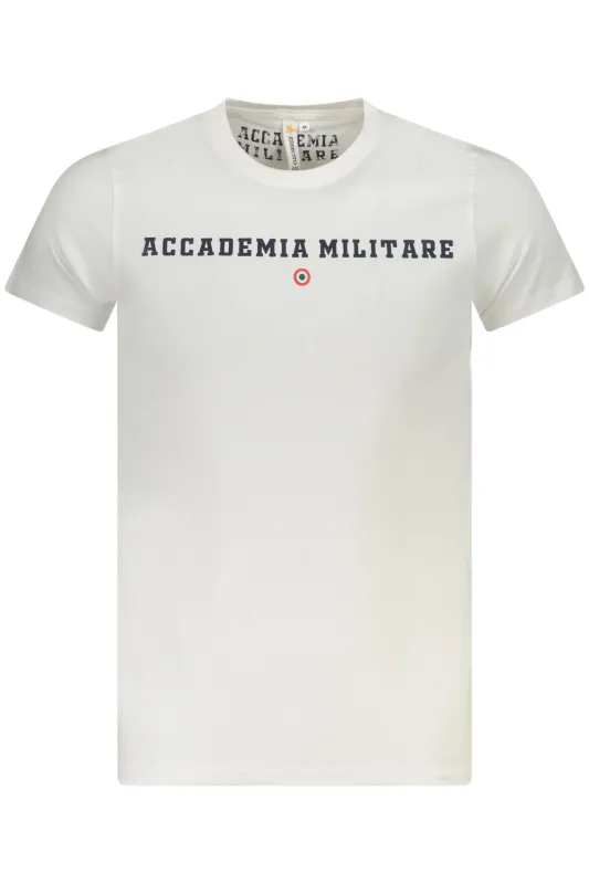 MILITARY ACADEMY SHORT SLEEVE T-SHIRT MEN WHITE sold by Siebentaschen