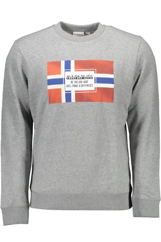 NAPAPIJRI SWEATSHIRT WITHOUT ZIP MAN GRAY sold by Siebentaschen
