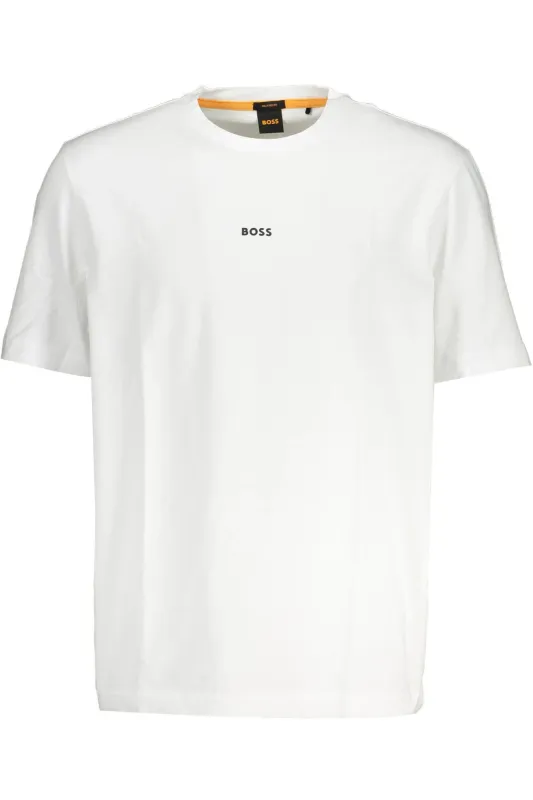 BOSS SHORT SLEEVE T-SHIRT MEN WHITE sold by Siebentaschen