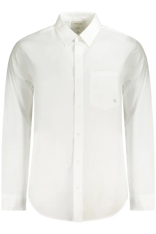 CALVIN KLEIN LONG SLEEVE SHIRT MEN WHITE sold by Siebentaschen
