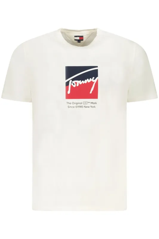 TOMMY HILFIGER MEN S SHORT-SLEEVE T-SHIRT WHITE sold by Siebentaschen