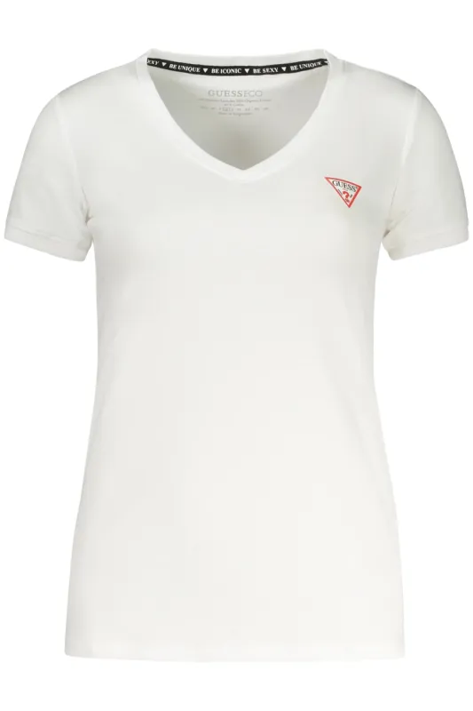 GUESS JEANS SHORT SLEEVE T-SHIRT WOMEN WHITE sold by Siebentaschen
