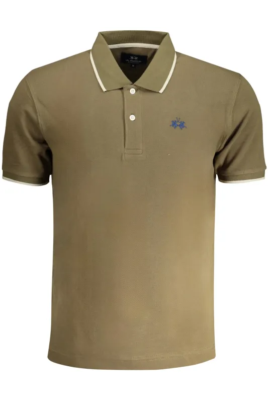 LA MARTINA MEN S GREEN SHORT-SLEEVED POLO SHIRT sold by Siebentaschen