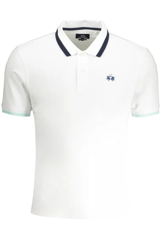 LA MARTINA MEN S WHITE SHORT SLEEVED POLO SHIRT sold by Siebentaschen