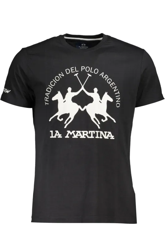 LA MARTINA MEN S SHORT SLEEVE T-SHIRT BLACK sold by Siebentaschen