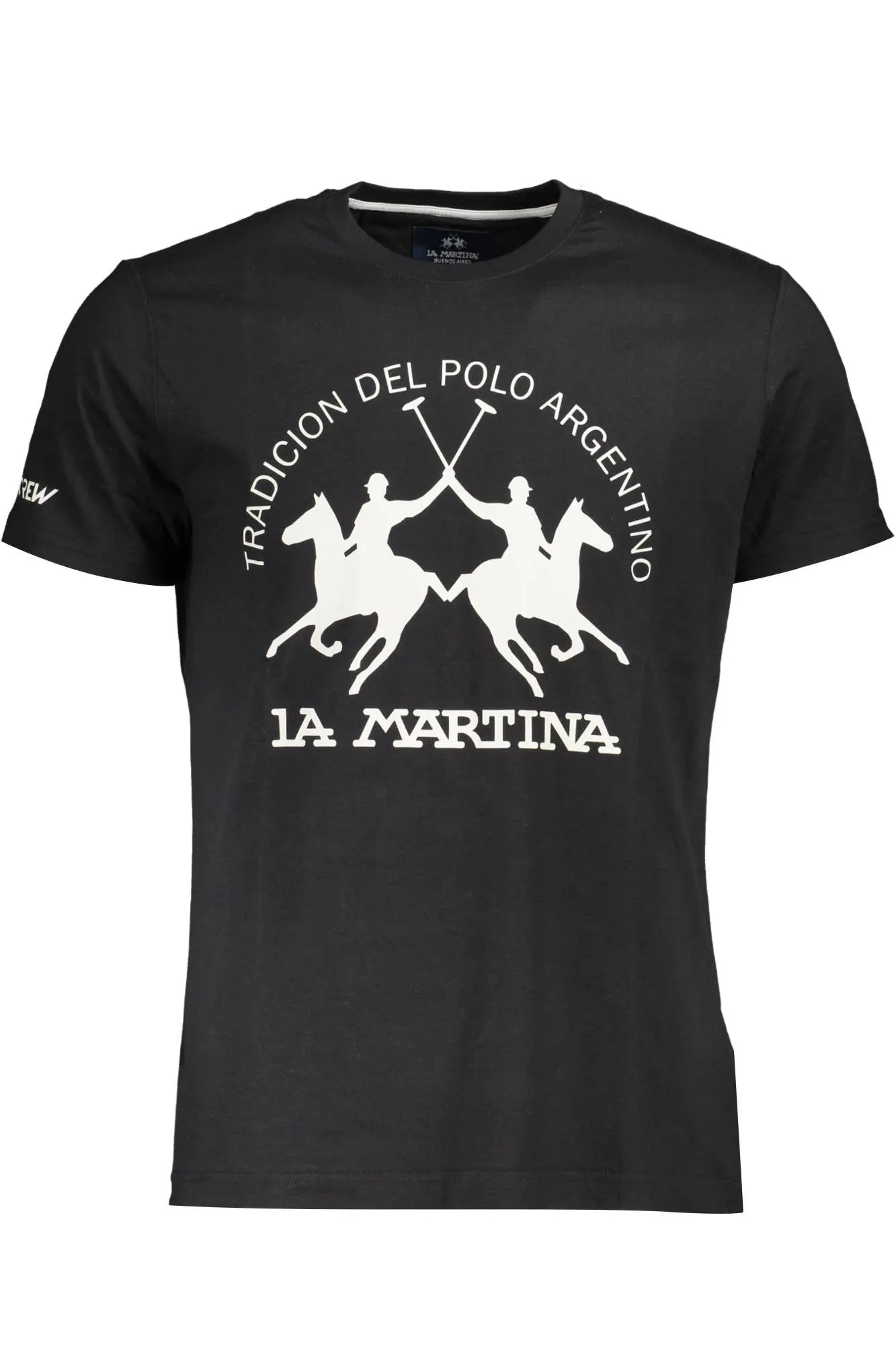 LA MARTINA MEN S SHORT SLEEVE T-SHIRT BLACK sold by Siebentaschen