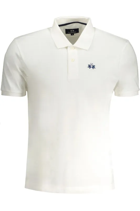 LA MARTINA MEN S WHITE SHORT SLEEVED POLO SHIRT sold by Siebentaschen