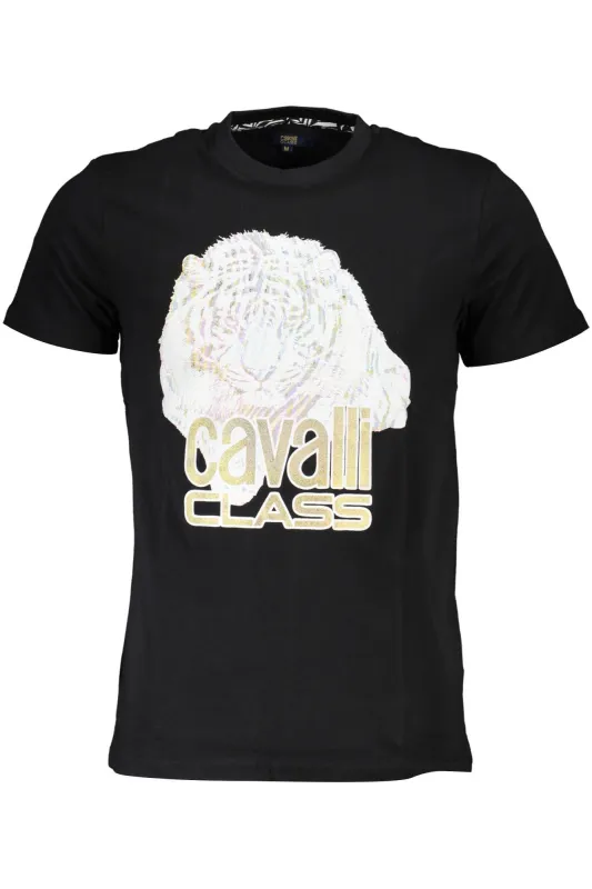 CAVALLI CLASS SHORT SLEEVE T-SHIRT MEN BLACK sold by Siebentaschen