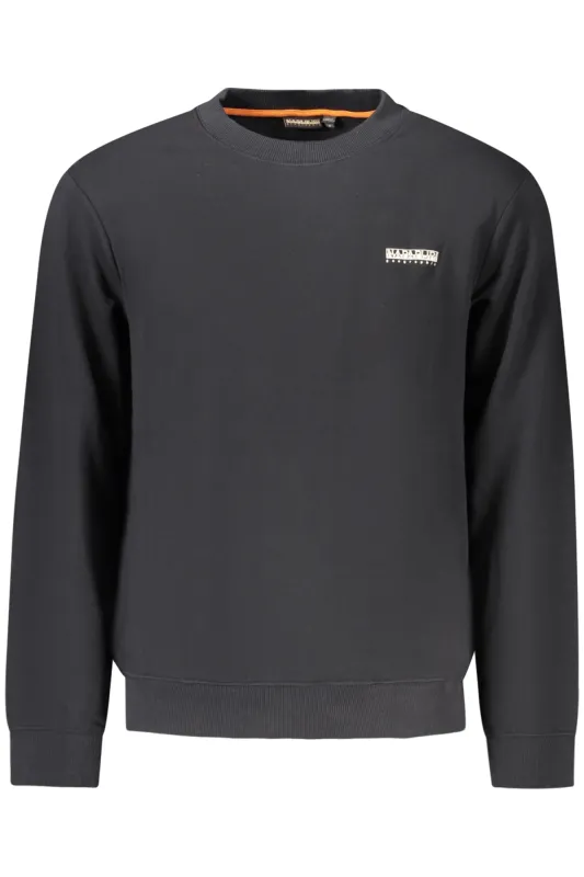 NAPAPIJRI MEN S BLACK ZIP-UP SWEATSHIRT sold by Siebentaschen