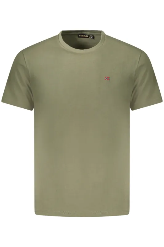 NAPAPIJRI MEN S SHORT-SLEEVED T-SHIRT GREEN sold by Siebentaschen