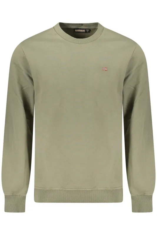 NAPAPIJRI MEN S ZIP-UP SWEATSHIRT, GREEN sold by Siebentaschen