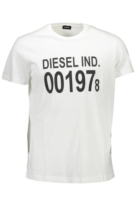 DIESEL SHORT SLEEVE T-SHIRT MEN WHITE sold by Siebentaschen