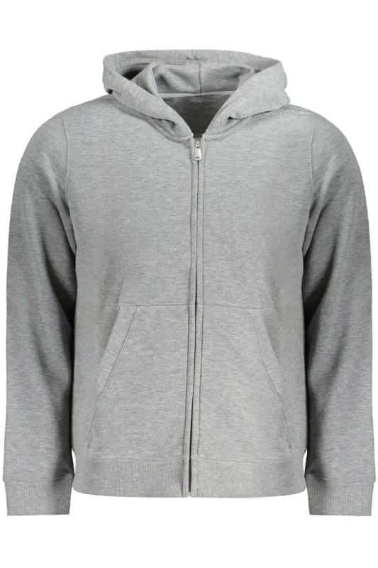 CALVIN KLEIN MEN S ZIP-UP SWEATSHIRT GREY sold by Siebentaschen