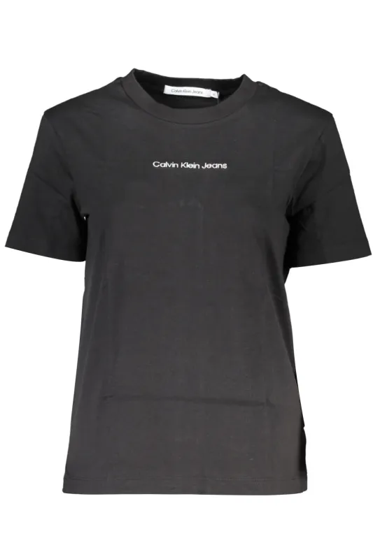 CALVIN KLEIN SHORT SLEEVE T-SHIRT WOMEN BLACK sold by Siebentaschen