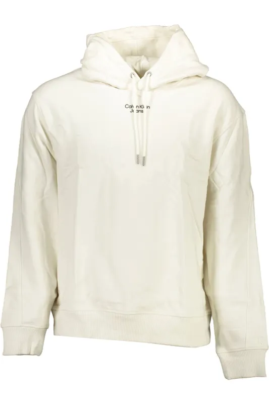 CALVIN KLEIN WHITE MEN S SWEATSHIRT WITHOUT ZIP sold by Siebentaschen