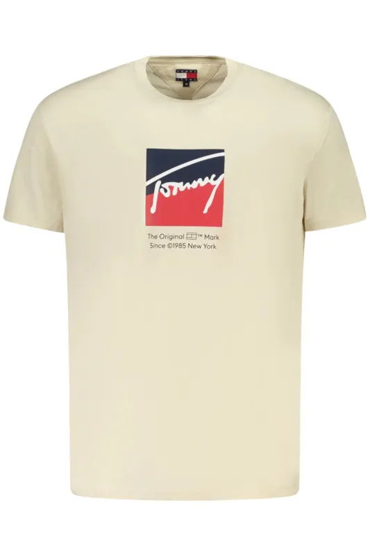 TOMMY HILFIGER MEN S SHORT-SLEEVE T-SHIRT BEIGE sold by Siebentaschen
