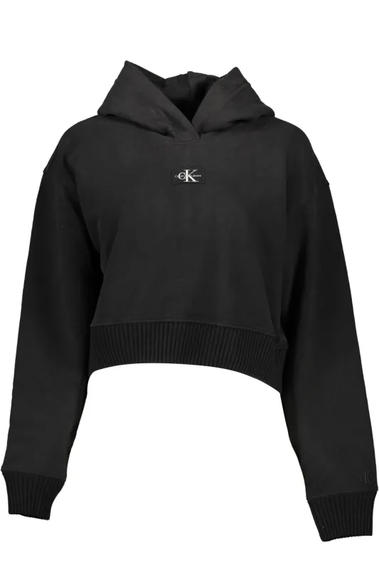 CALVIN KLEIN SWEATSHIRT WITHOUT ZIP WOMAN BLACK sold by Siebentaschen